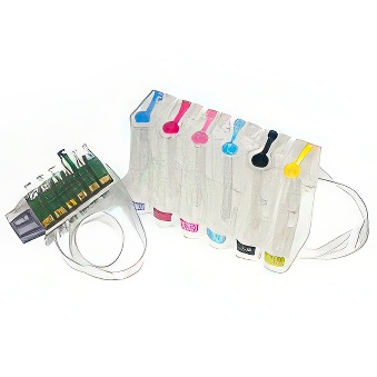 System stałego zasilania CISS do Epson Stylus Photo P 50 / PX 650 / 660 / R 265 / 285 / 360 / 380 / RX 560 / 585 / 685 (chipy do resetowania)