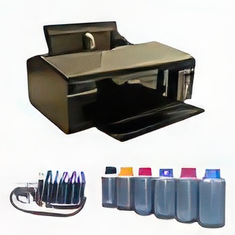Drukarka do sublimacji Epson Stylus Photo P50, w zestawie system ciss i atramenty