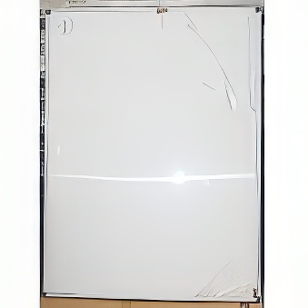 Whiteboard 90 x 120 cm lacquered - damaged