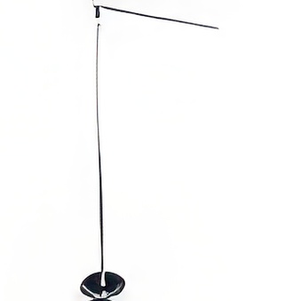 Lampa stojąca ledowa srebrna