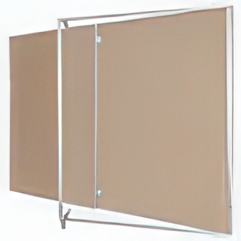 Gablota prezentacyjna magnetyczna dwudrzwiowa 150 x 100 cm (21 x A4)