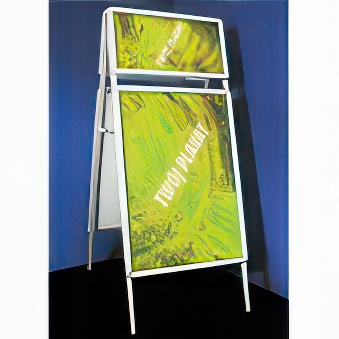 A-Board double sided with two frames B1 (70 x 100 cm) and 59,4 x 29,7 cm