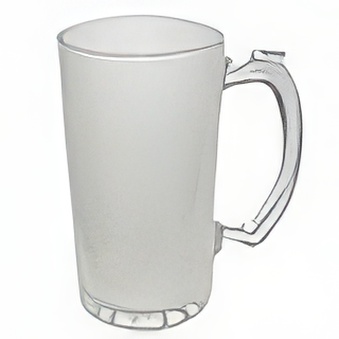 Glass beer stein frosty for sublimation printout