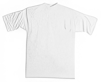 T-shirt white for sublimation - size S