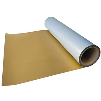 Folia flex hotmark złoty metalik - 1 metr bieżący