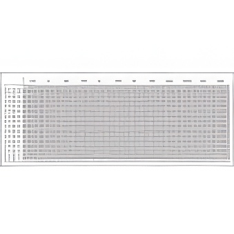 Magnetic drywipe board 50 x 150 cm