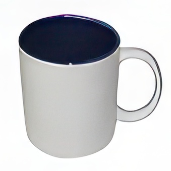 Mug for sublimation printout - dark blue inside