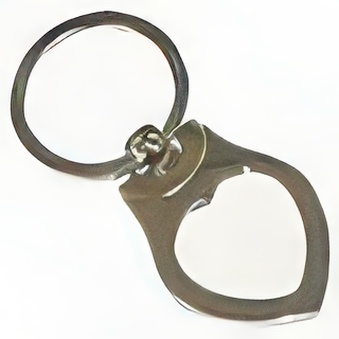 Key ring heart for sublimation