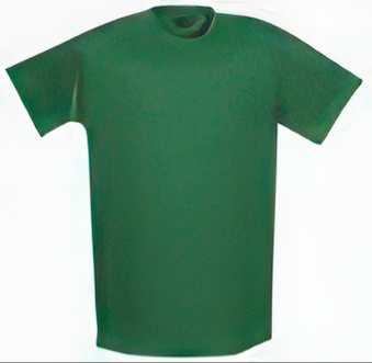 Classic bottle green T-shirt for print M