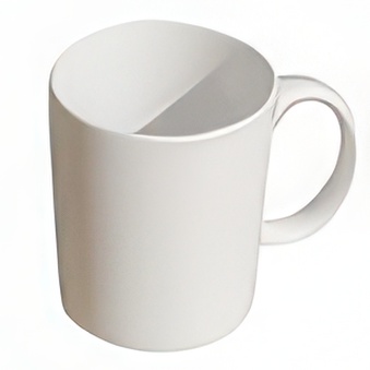 Mug for sublimation printout hardy of washing in the dishwasher
