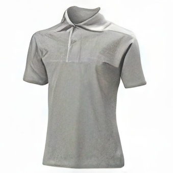 Polo grey heather Junior - size M - age of 9-10 (height: 134 - 140 cm)
