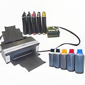 Epson Stylus Office B1100 printer for sublimation, set includes CISS and inks