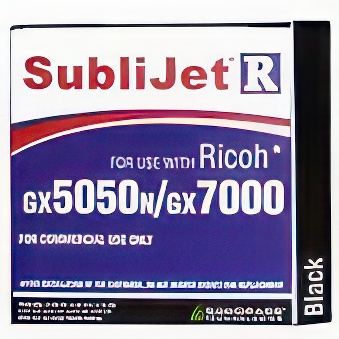 Gel cartridge Black for sublimation for Ricoh GX 7000 (SubliJet R)