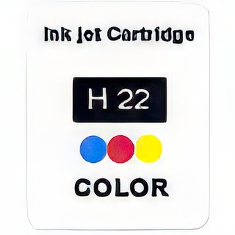 Labels for HP 22 cartridges (piece of 20)