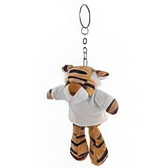 Key ring plushy tiger for printing