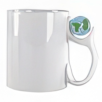 Mug with globe for sublimation printout