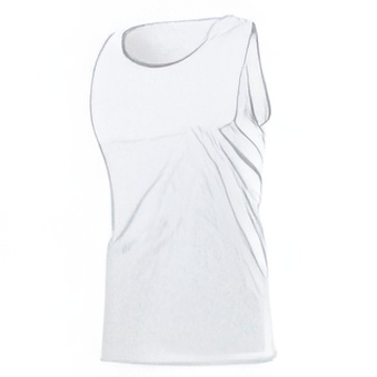 Tank Top Men biała koszulka reklamowa do nadruku L