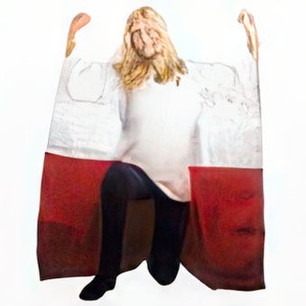 Poncho flag "Poland" white-red