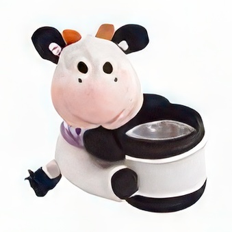Plushy pencil-case with cow for sublimation printout