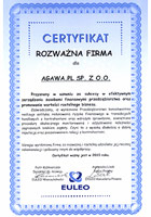 Certyfikat - Rozważna Firma