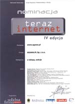 Nominacja - Teraz Internet