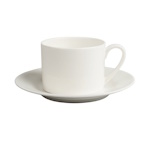Cup for sublimation with saucer