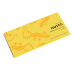 Elektrostatyczne suchościeralne karteczki na notatki - żółte