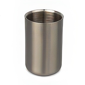 Stalowy kubek do sublimacji z podwójną ścianką, srebrny, 13 cm, 500 ml