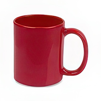 Kubek do sublimacji, czerwony ciemny, 330 ml