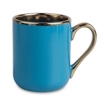 Coffee mug for sublimation with gold rim