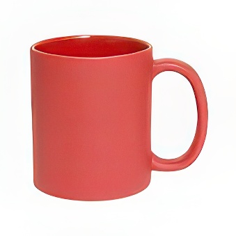 Kubek do sublimacji, czerwony, 330 ml