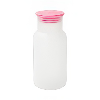 Szklana butelka z pokrywką do sublimacji i graweru, kolor - bezbarwny, 550 ml