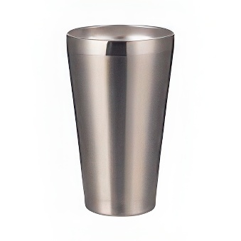Kubek typu tumbler bez przykrywki do subkimacji i graweru srebrny, 450 ml