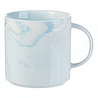 Kubek do sublimacji marmurkowy - piętrowalny, 350 ml