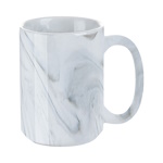 Big, marble sublimation mug - gray