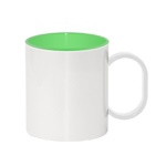 Plastic unbreakable mug for sublimation overprint