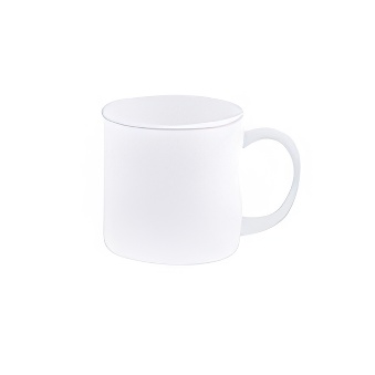 Kubek plastikowy do sublimacji i graweru, biały, 150 ml