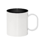 Plastic unbreakable mug for sublimation overprint