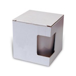 Box with window for latte mug - 10 pieces