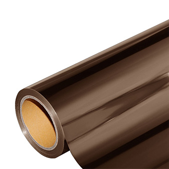 Folia Flex metaliczna do nadruku DTF, kolor - brązowy, 70 µm