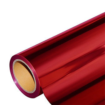 Folia Flex metaliczna, kolor - czerwony