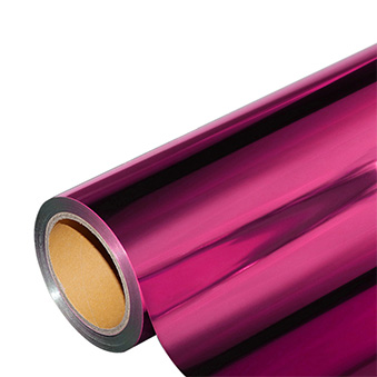 Folia Flex metaliczna do nadruku DTF, kolor - różowy, 70 µm
