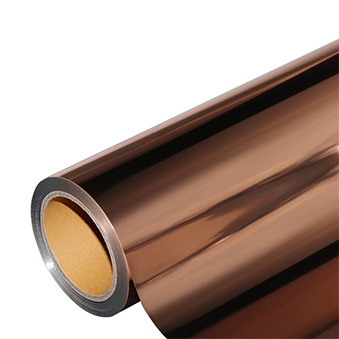 Folia Flex metaliczna do nadruku DTF, kolor - miedziany, 70 µm
