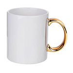 Sublimation Mug - Gold Handle