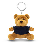 Teddy bear keychain with a T-shirt for overprint