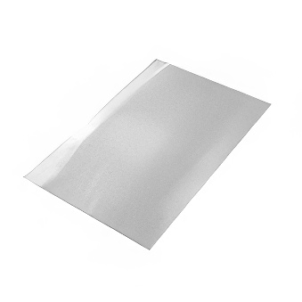 Tabliczka metalowa do nadruku termotransferowego, sublimacji, DTF i graweru - srebrna szczotkowana, 300 x 200 mm