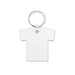 Sublimation and engraving MDF keychain - T-shirt