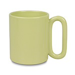 Coloured Glossy Sublimation Mug with Oval Handle