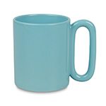 Coloured Glossy Sublimation Mug with Oval Handle