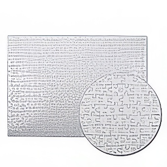 Puzzle do sublimacji - 1500 elementów 47x68 cm